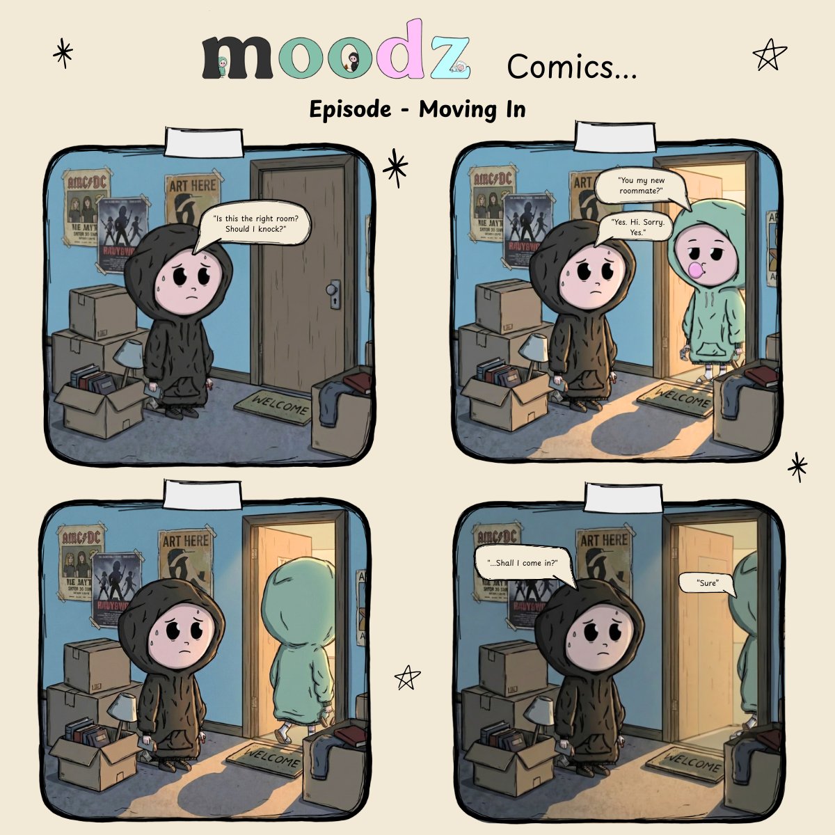 Anxious and Chill comic — Moving In